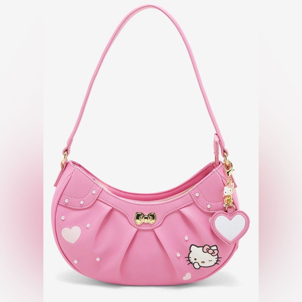 Hello Kitty Pink Heart Shoulder Bag